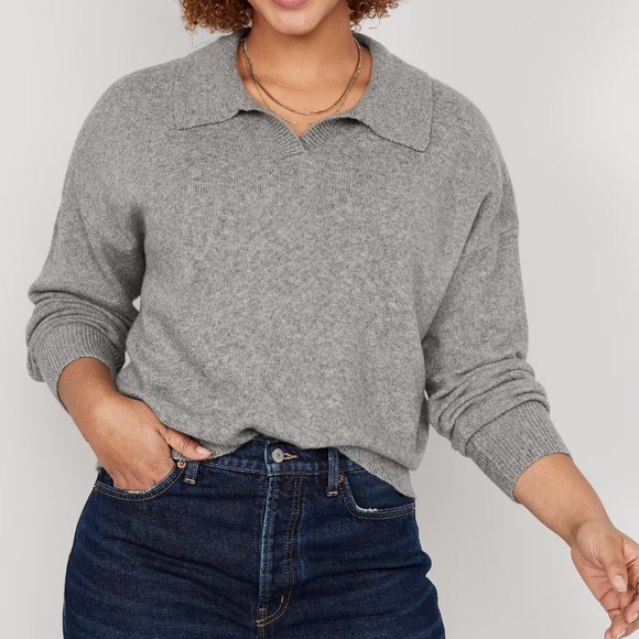 Old Navy Cozy Collared Sweater - Picture 2 of 7